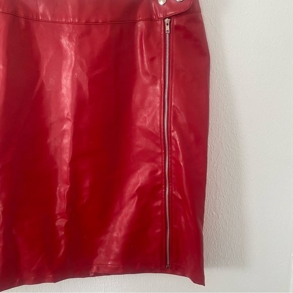 Jamie Nicole Collection 100% Polyurethane Women’s Button and Zip Open Skirt 14 - Picture 2 of 10